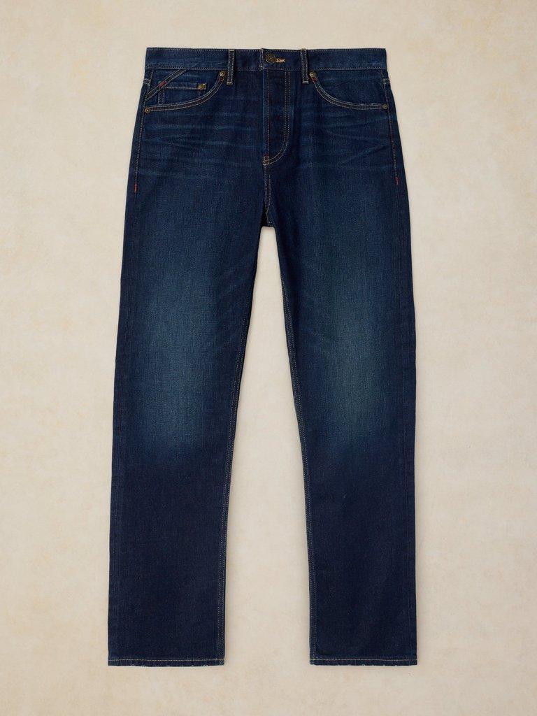 Seaton Straight Jean in INDIGO BLE - FLAT FRONT