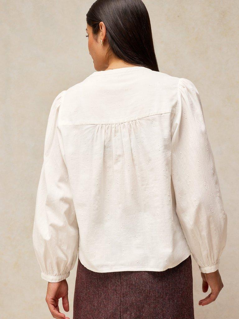LANA TOP in PALE IVORY | White Stuff