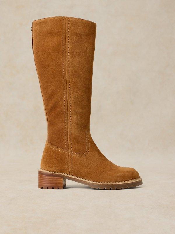 WIDE FIT SUEDE SERENA BOOT