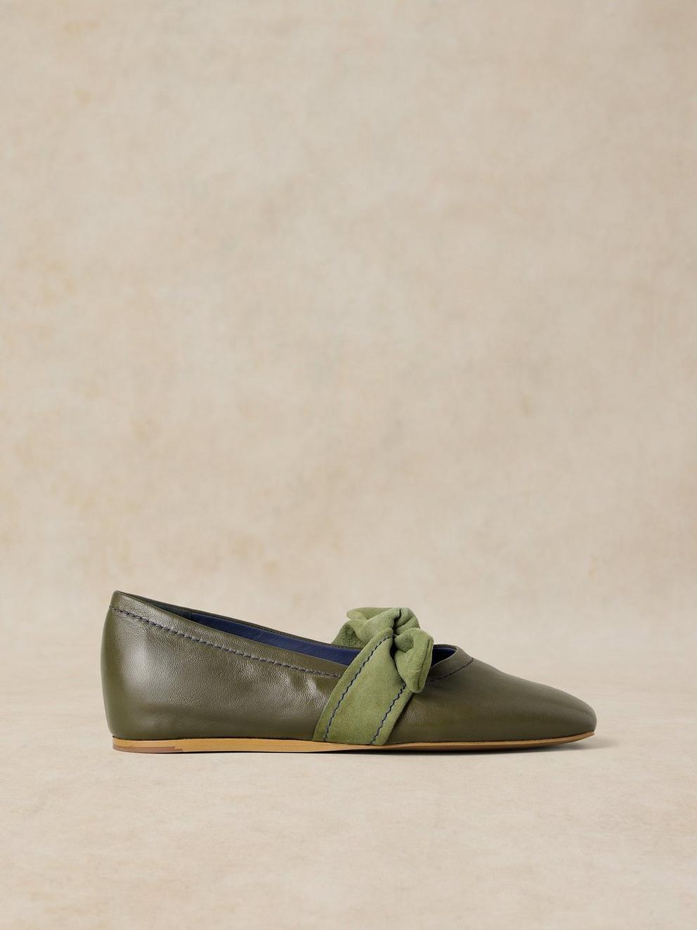 DARLA BALLERINA in KHAKI GRN - LIFESTYLE