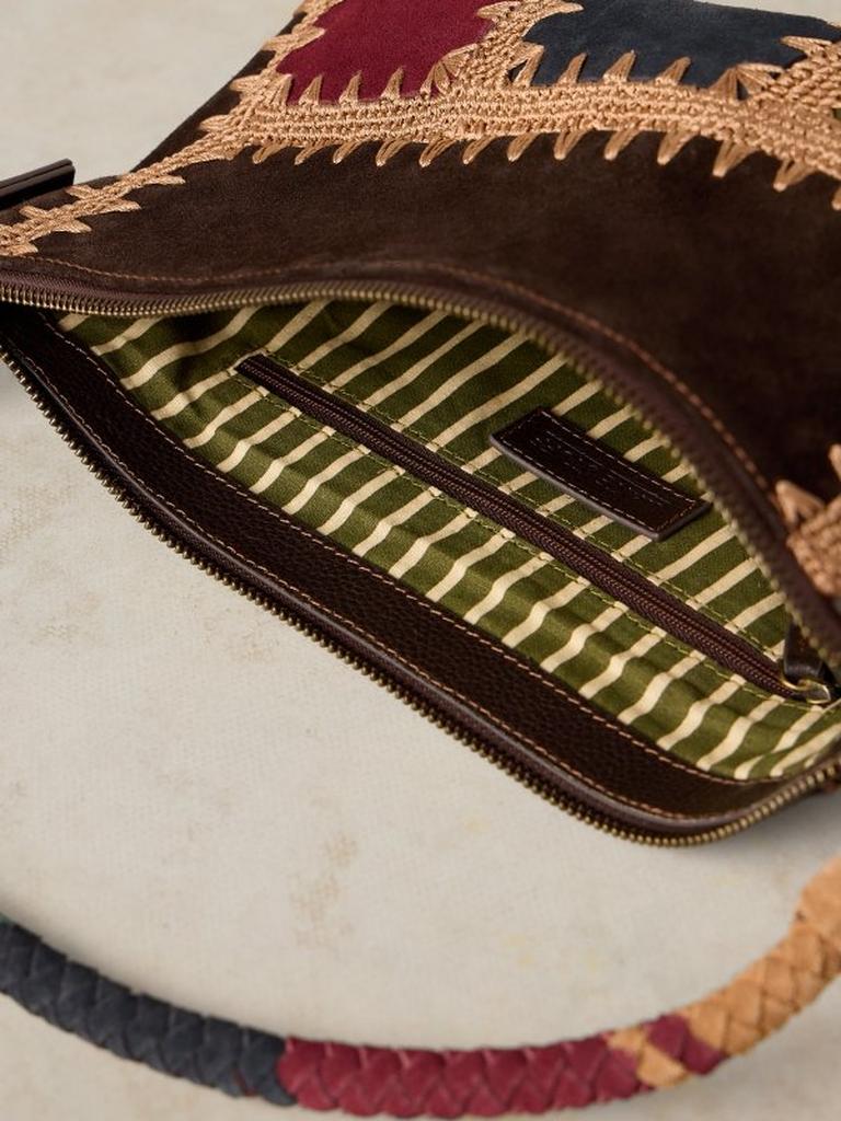 WINTER CROCHET CROSSBODY BAG in NAT MLT - FLAT DETAIL