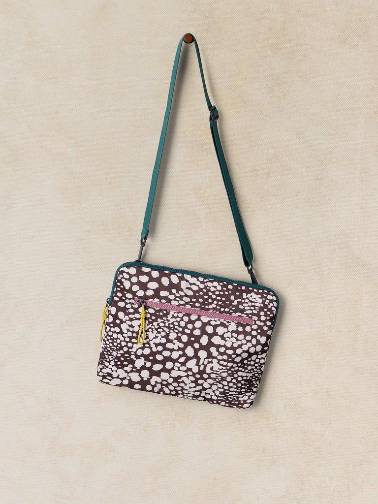 MEADOW LAPTOP BAG in BROWN MLT - FLAT FRONT