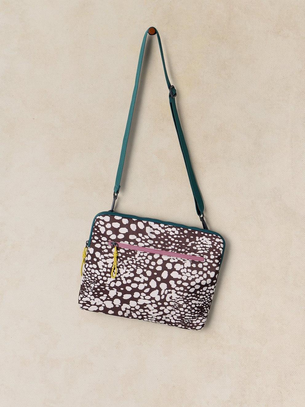MEADOW LAPTOP BAG in BROWN MLT - FLAT FRONT