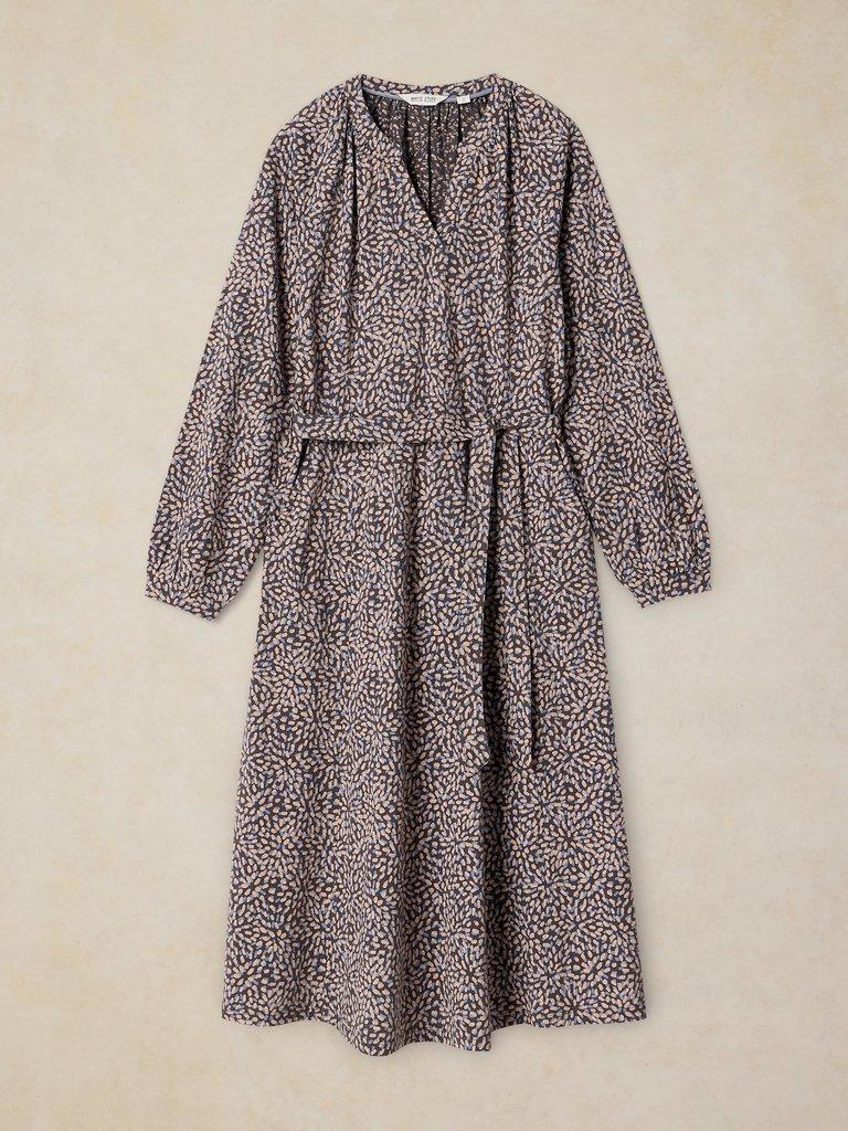 AMARA JERSEY DRESS in PINK MLT - FLAT FRONT