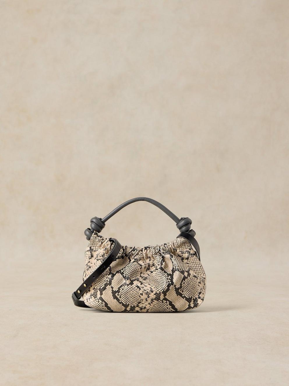 MINI CALLIE LEATHER BAG in BLK MLT - LIFESTYLE