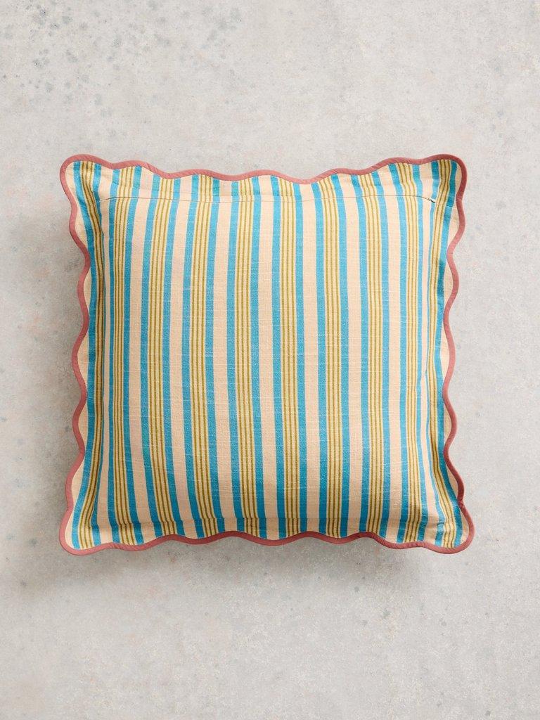 Inside Story Scallop Cushion in NAT PR - FLAT BACK