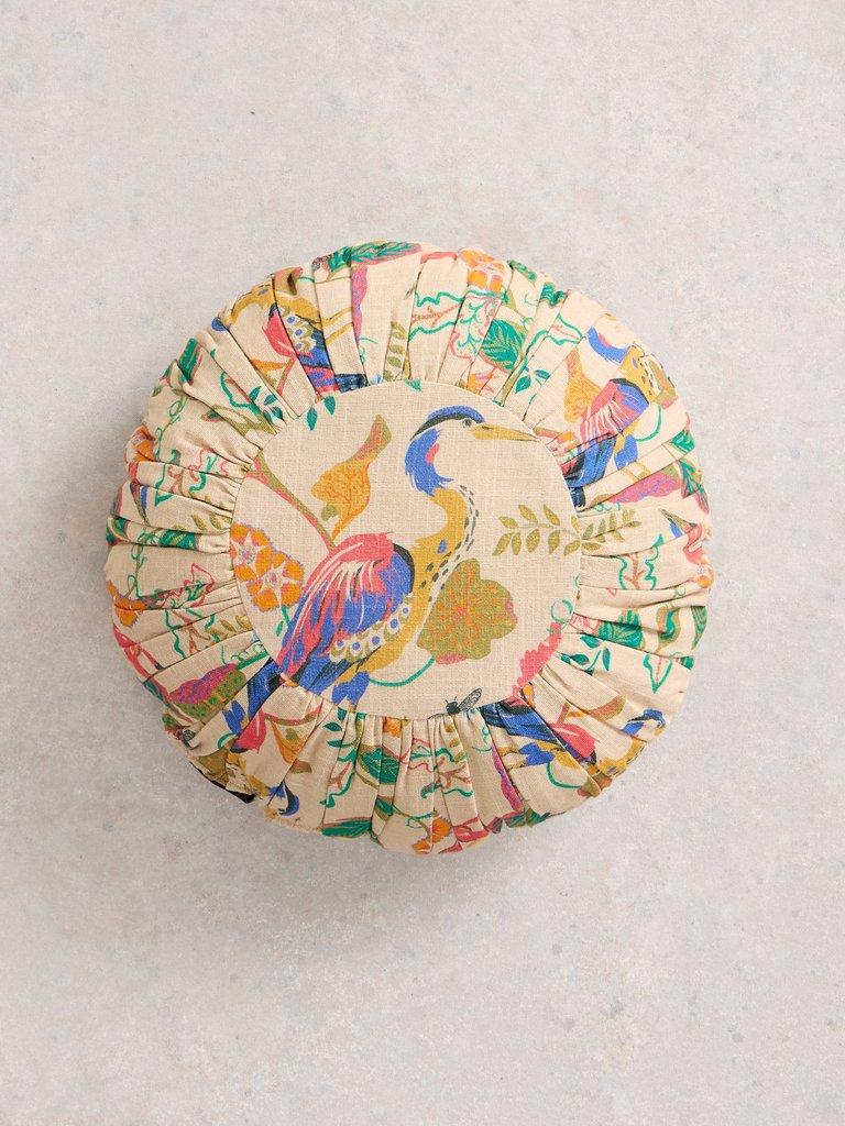 Inside Story Round Cushion in NAT PR - FLAT BACK