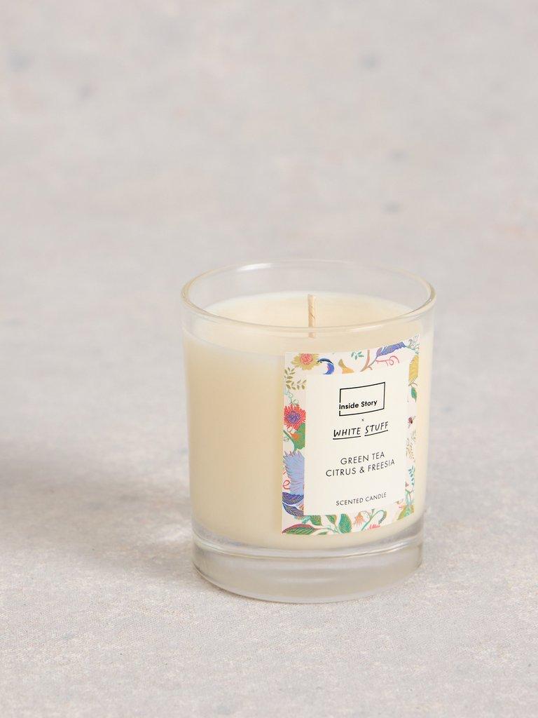 Inside Story Candle in IVORY PR - FLAT BACK