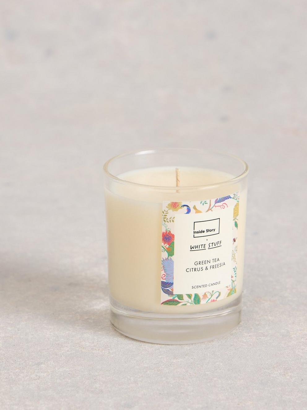 Inside Story Candle in IVORY PR - FLAT BACK