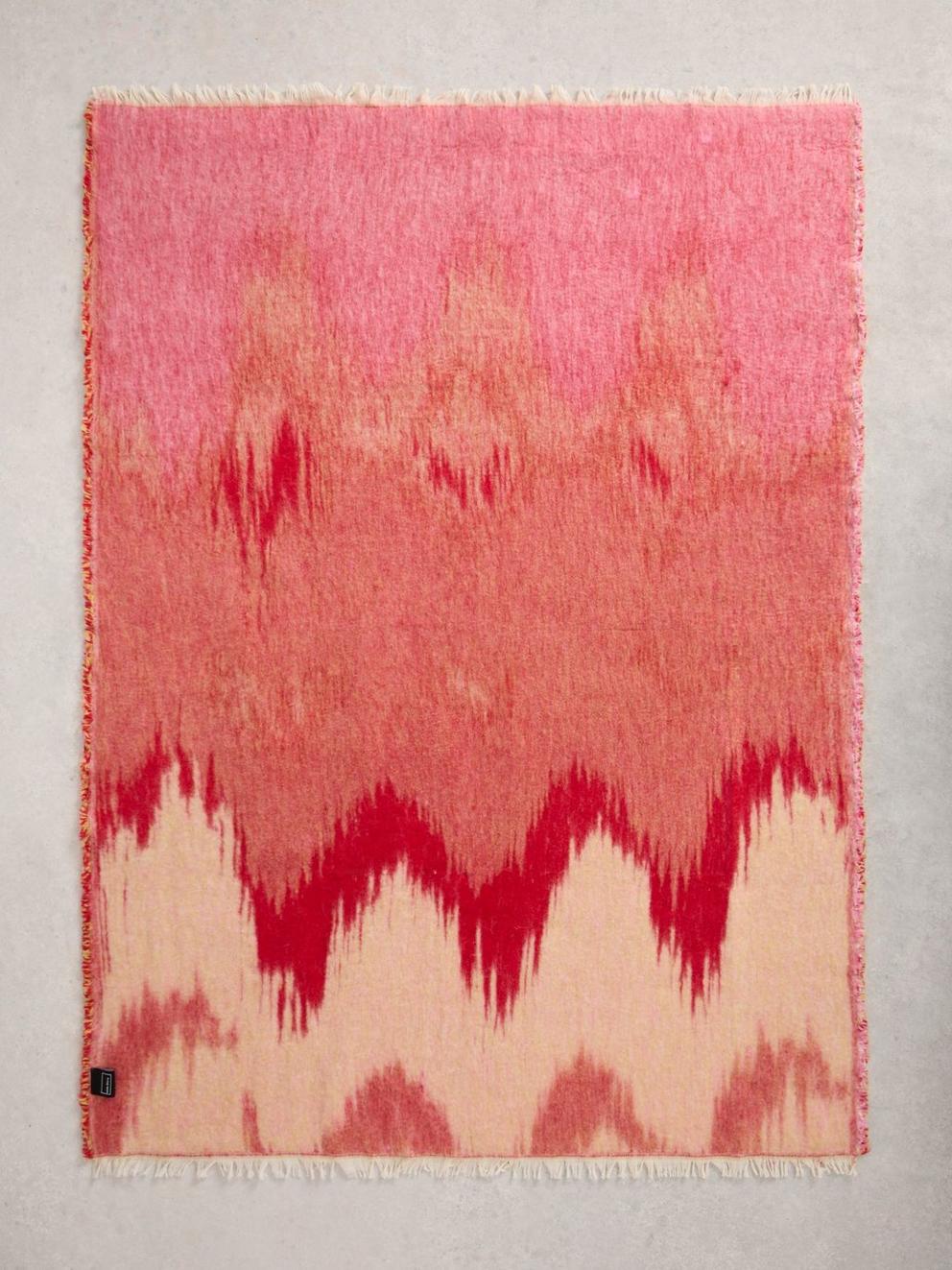 Inside Story Throw in PINK MLT - FLAT BACK