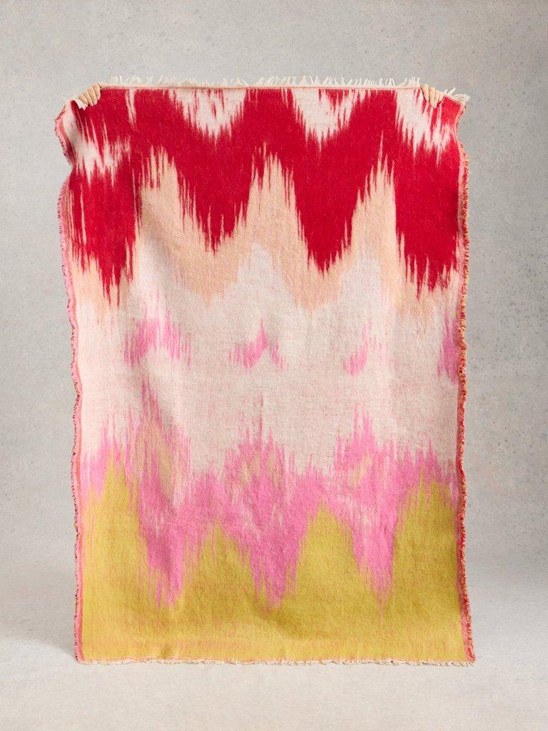 Inside Story Throw in PINK MLT - FLAT FRONT