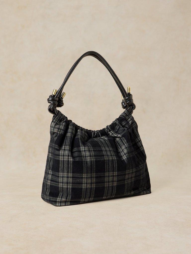 CALLIE SHOULDER BAG in BLK MLT - FLAT BACK