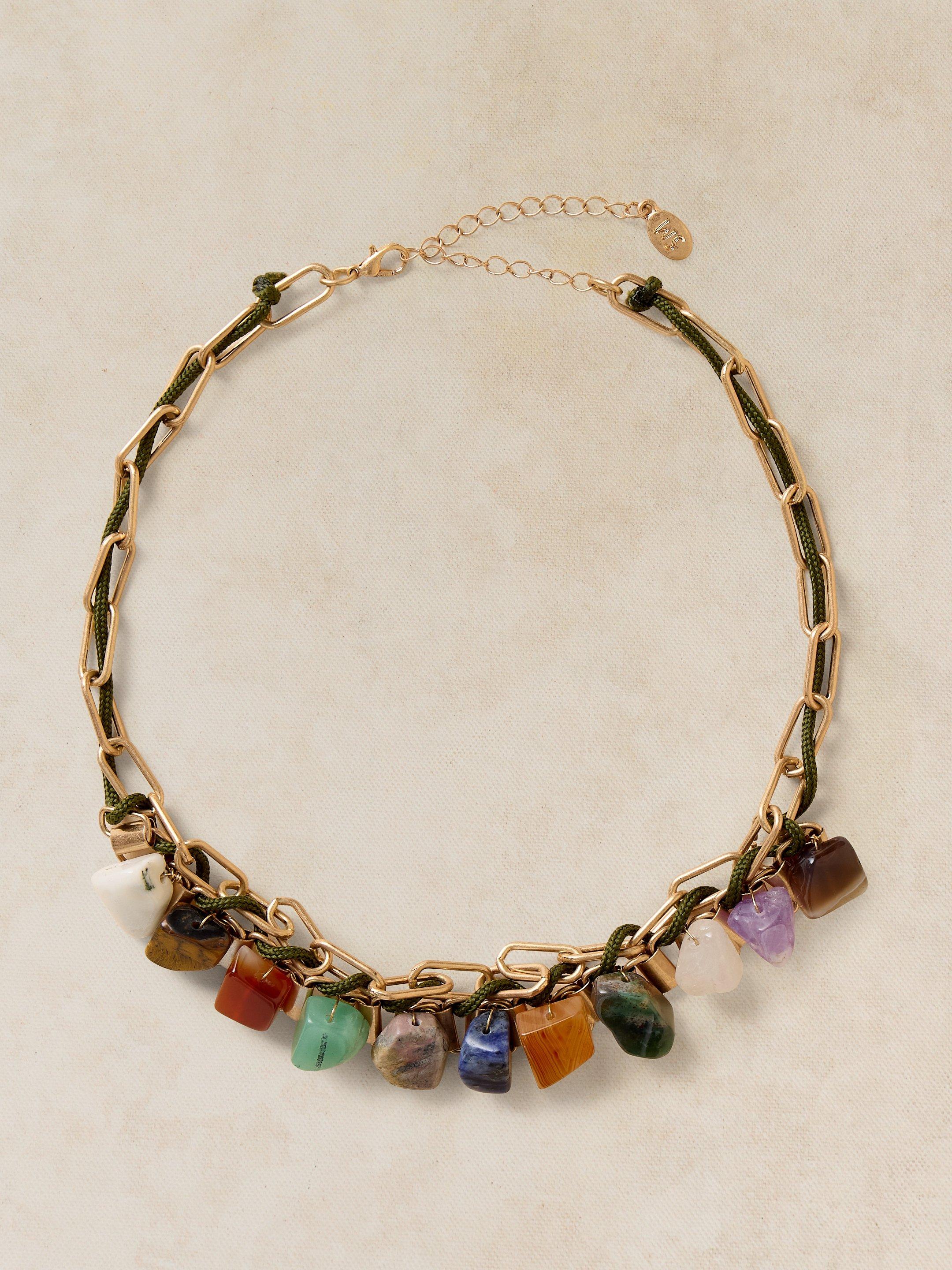 CELESTE SEMI PRECIOUS NECKLACE