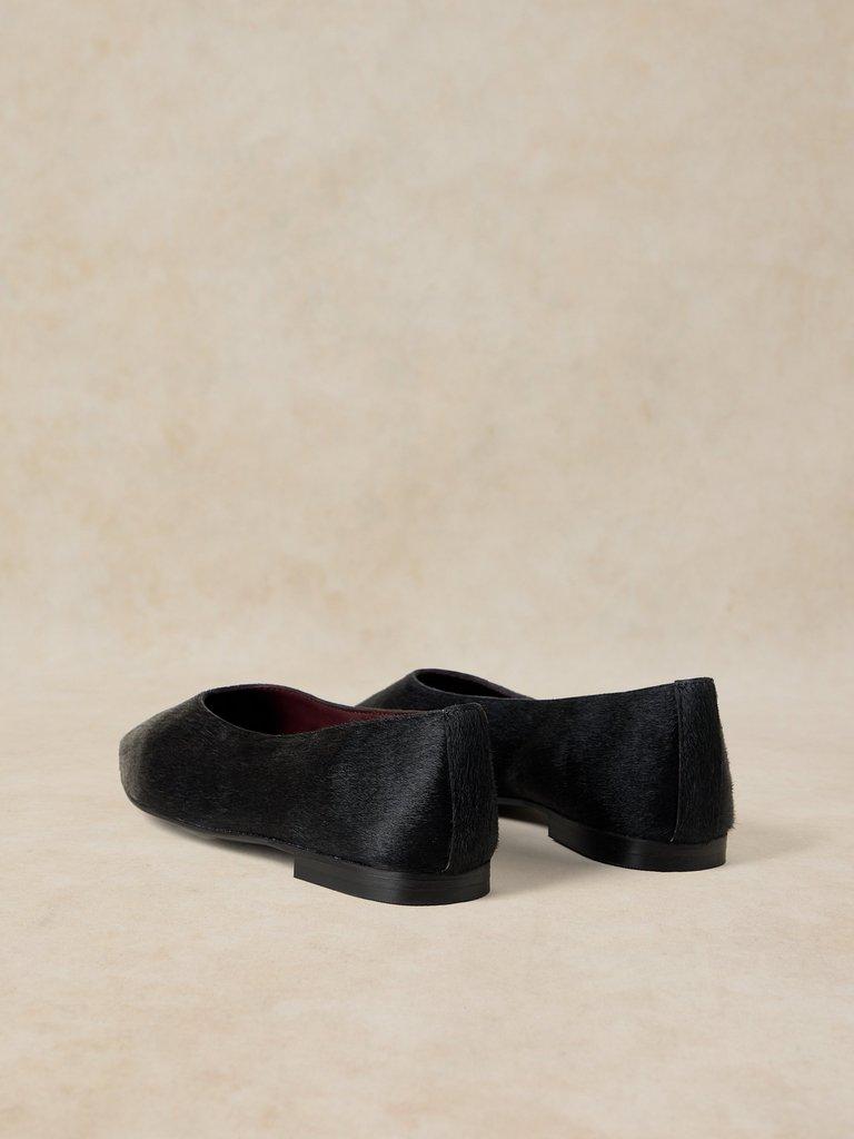 POINTED BALLERINA in BLK MLT - FLAT BACK