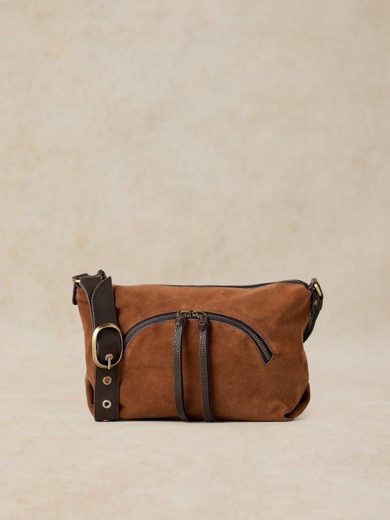 HOLLIE CROSSBODY BAG in MID TAN - LIFESTYLE