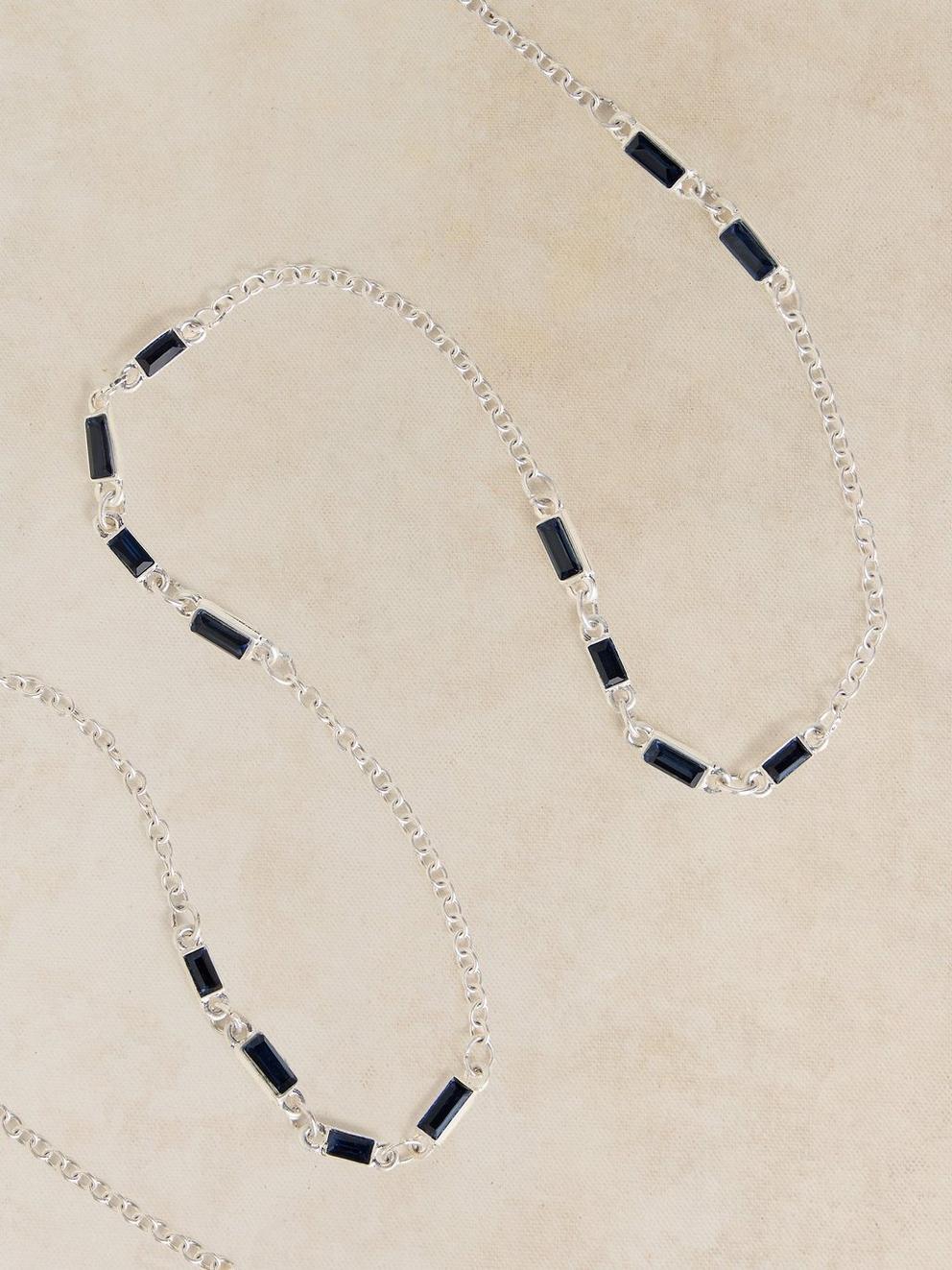 CHRISSY STATION NECKLACE in SILVER TONE METALLIC | White Stuff EU