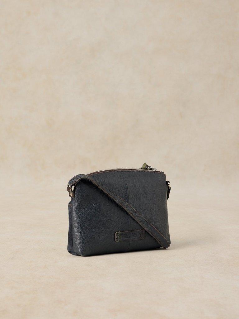 HOLLIE MINI CROSSBODY BAG in DARK NAVY - FLAT BACK