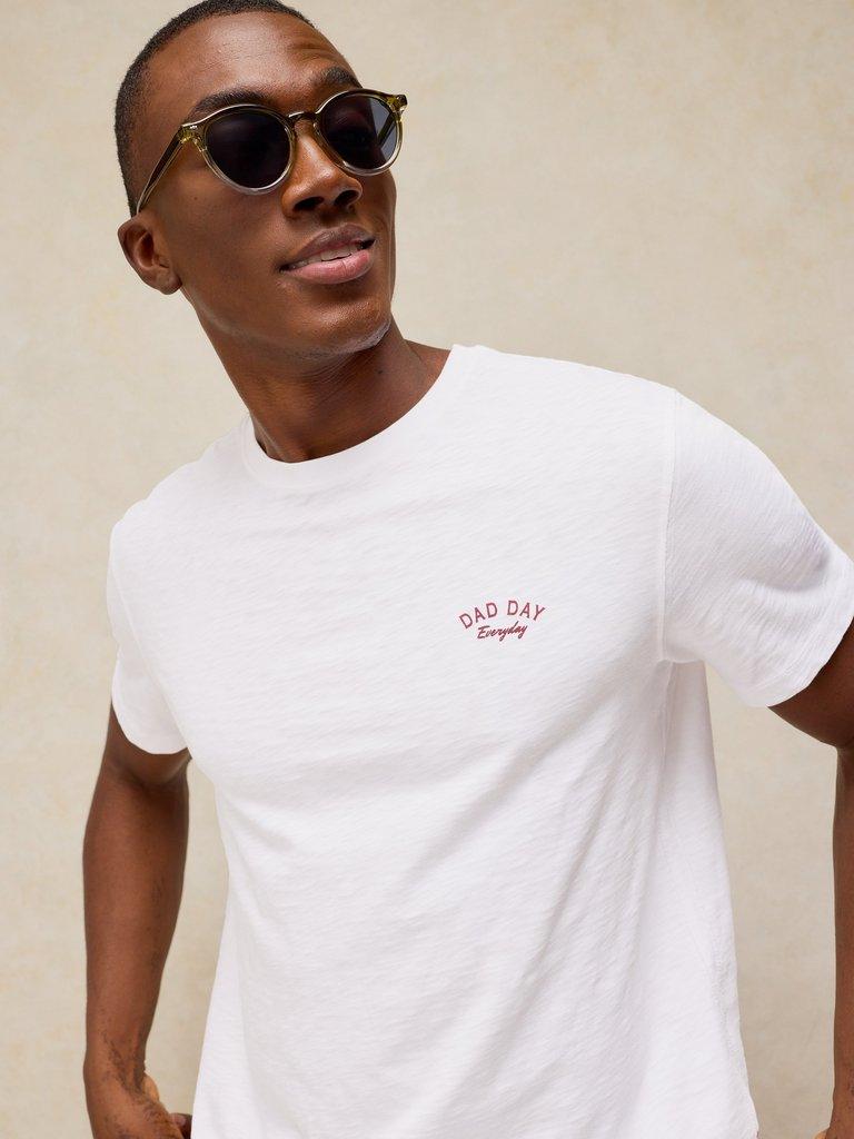 Abersoch Fathers Day Tee in BRIL WHITE - LIFESTYLE