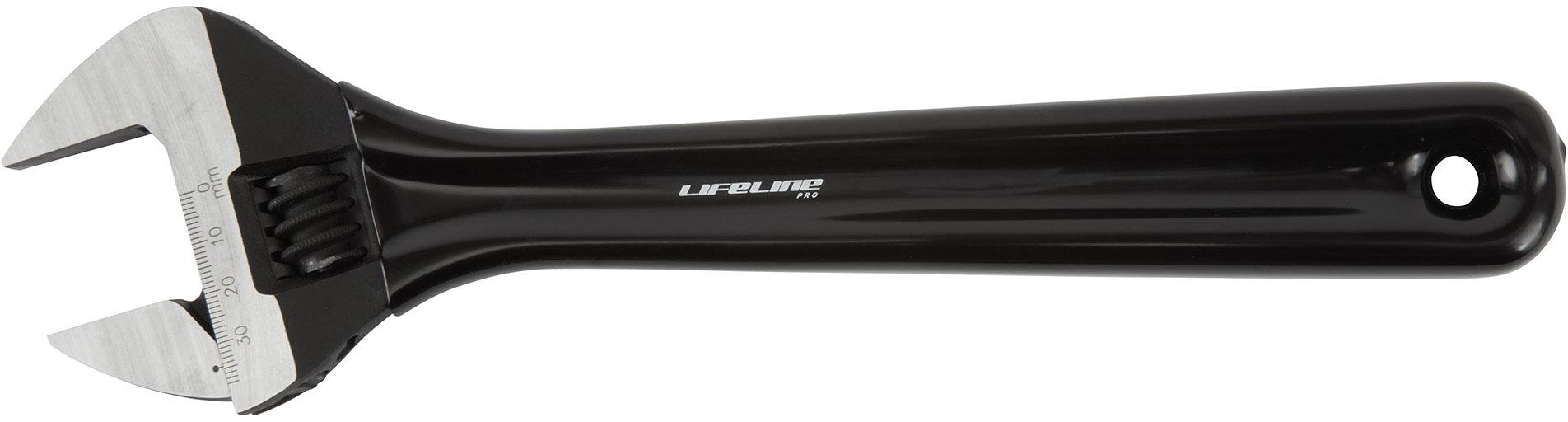 Click to view product details and reviews for Lifeline Pro 12 Long Adjustable Wrench Black.