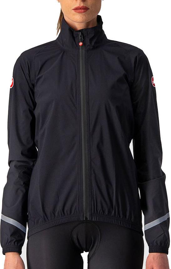 Click to view product details and reviews for Castelli Womens Emergency Rain Jacket Light Black.