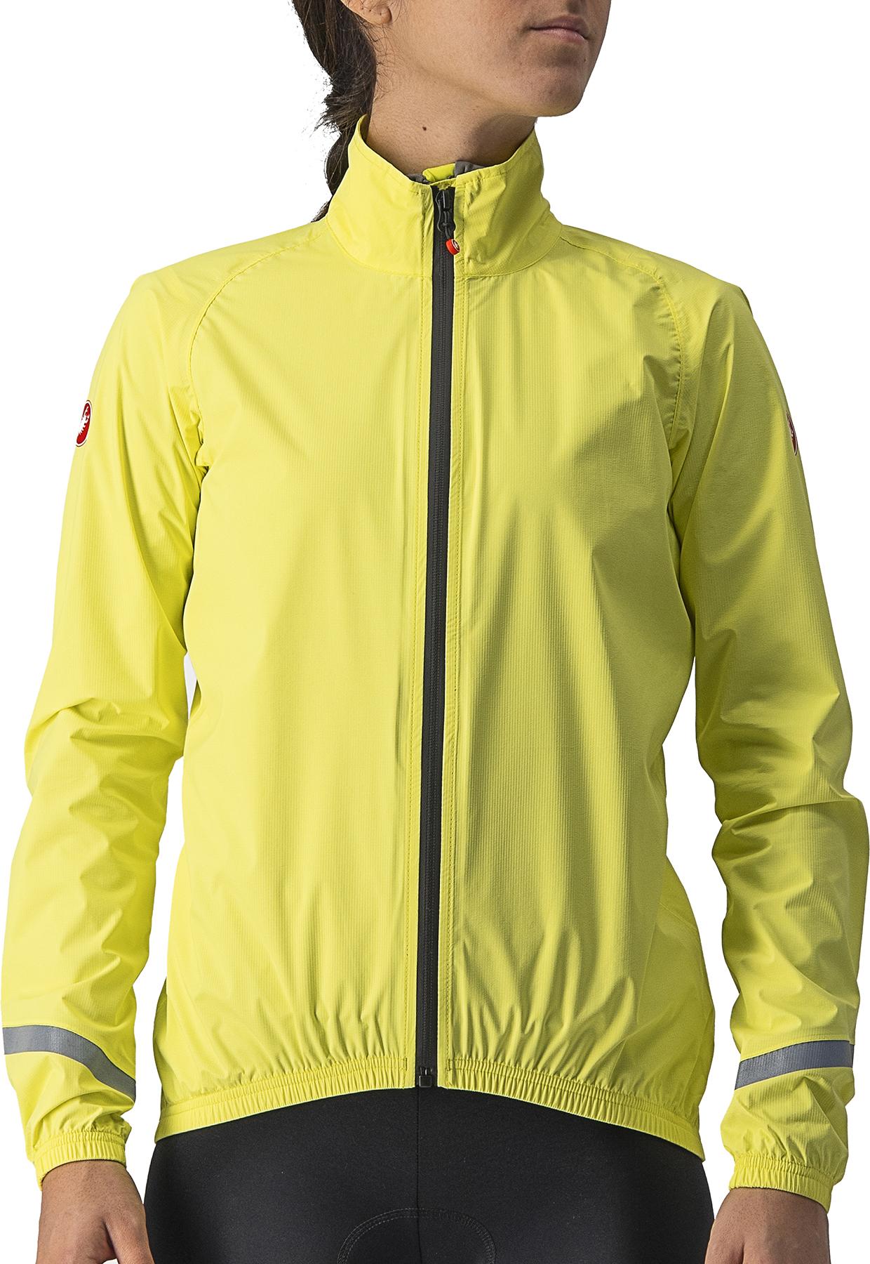 Click to view product details and reviews for Castelli Womens Emergency Rain Jacket Brilliant Yellow.