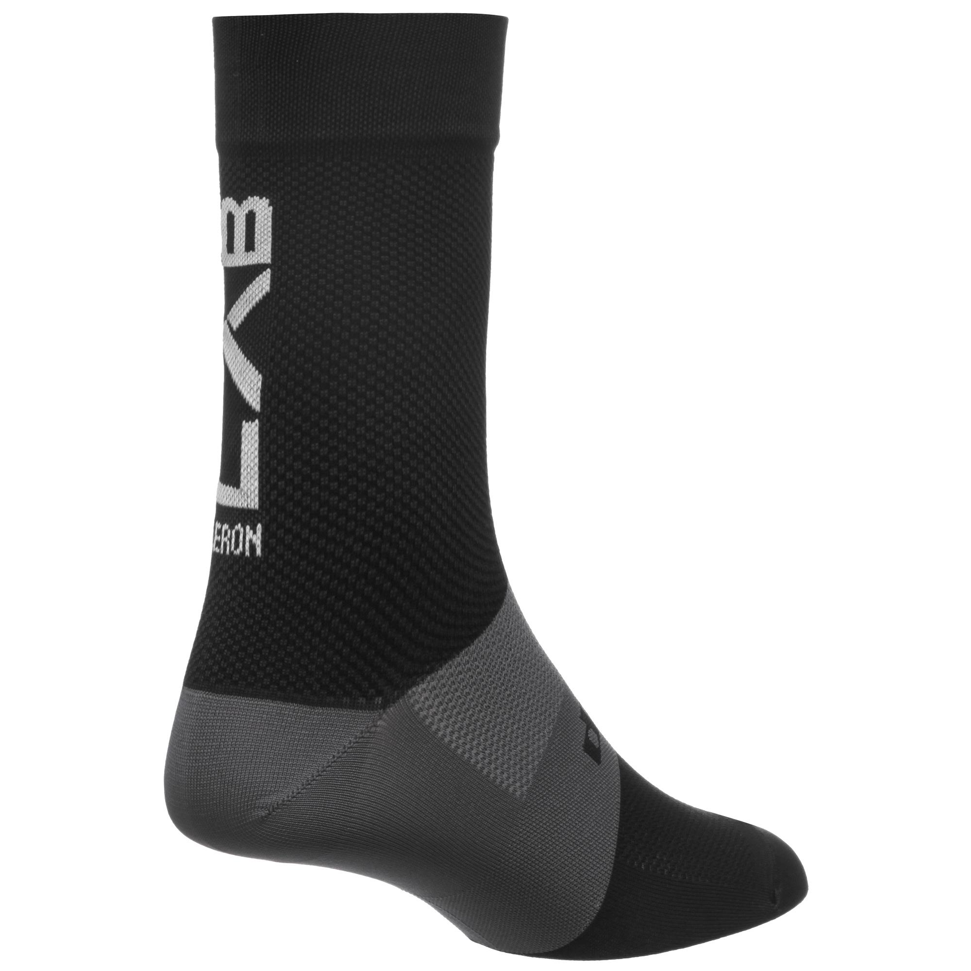 Click to view product details and reviews for Dhb Aeron Lab Sock Black Grey.
