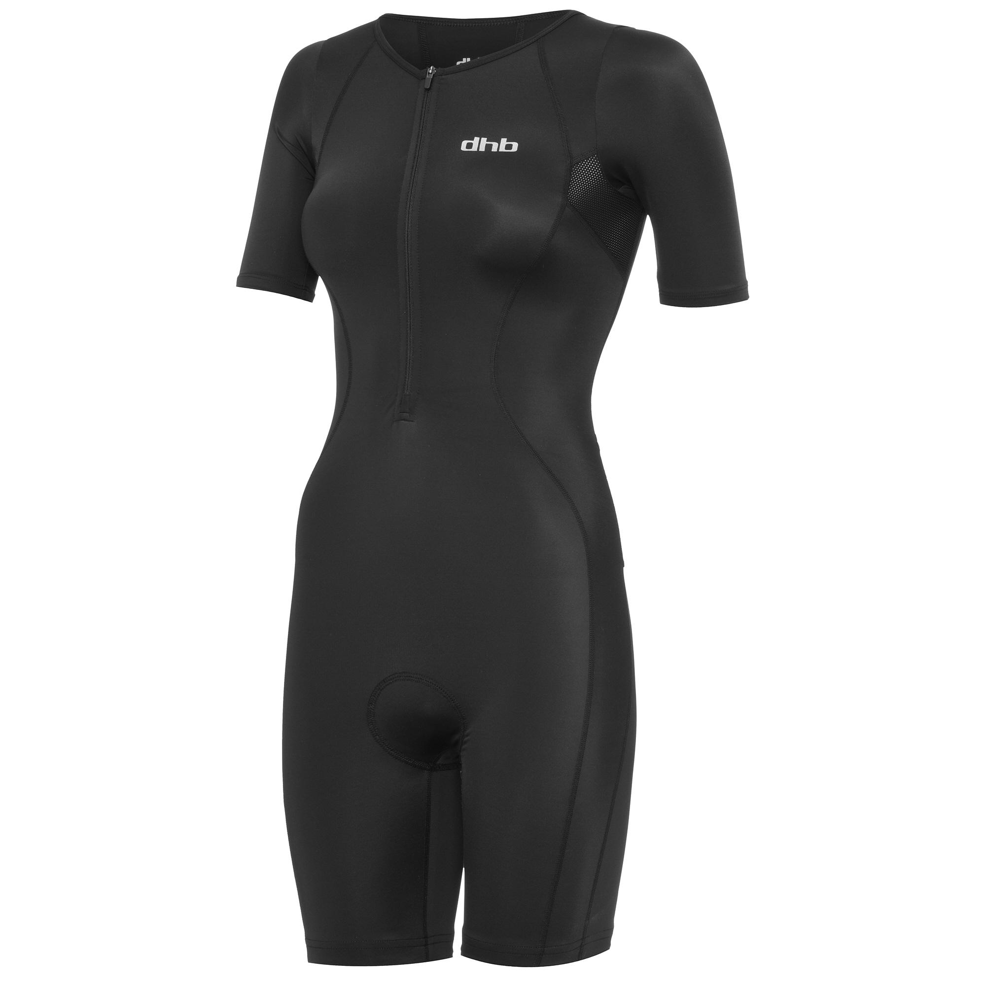Click to view product details and reviews for Dhb Hydron Womens Short Sleeve Tri Suit Black.