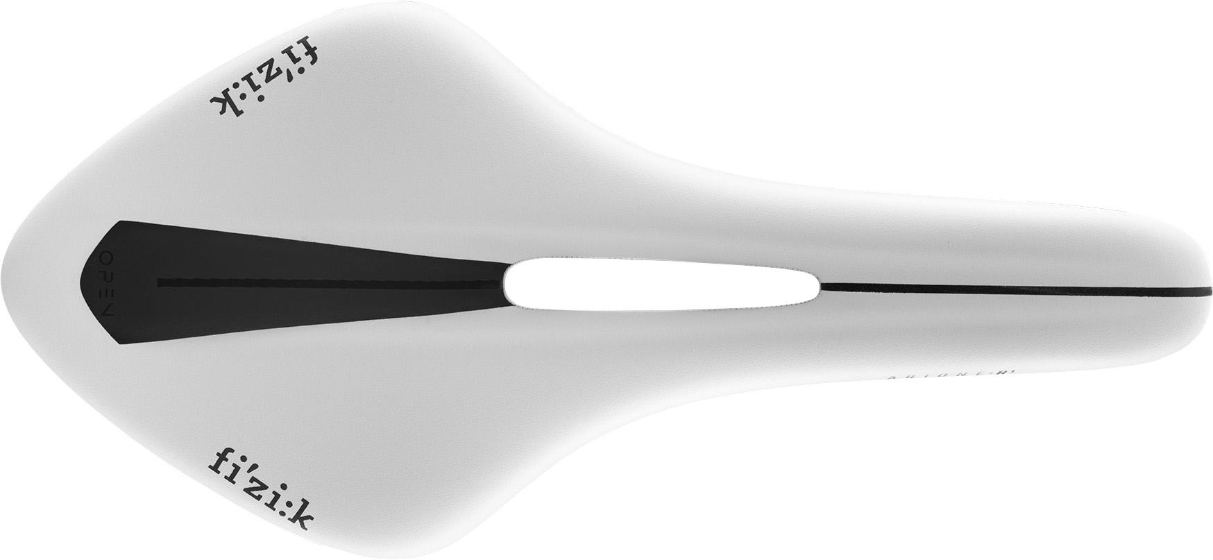 Click to view product details and reviews for Fizik Arione R3 Open Saddle With Kium Rails White.