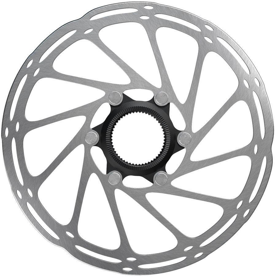 Click to view product details and reviews for Sram Centerline Rounded Rotor Centre Lock Silver.