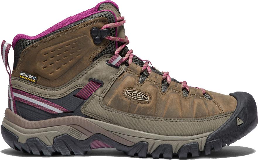 Image of Chaussures Femme Keen TARGHEE III MID (imperméables) - Weiss/Boysenberry