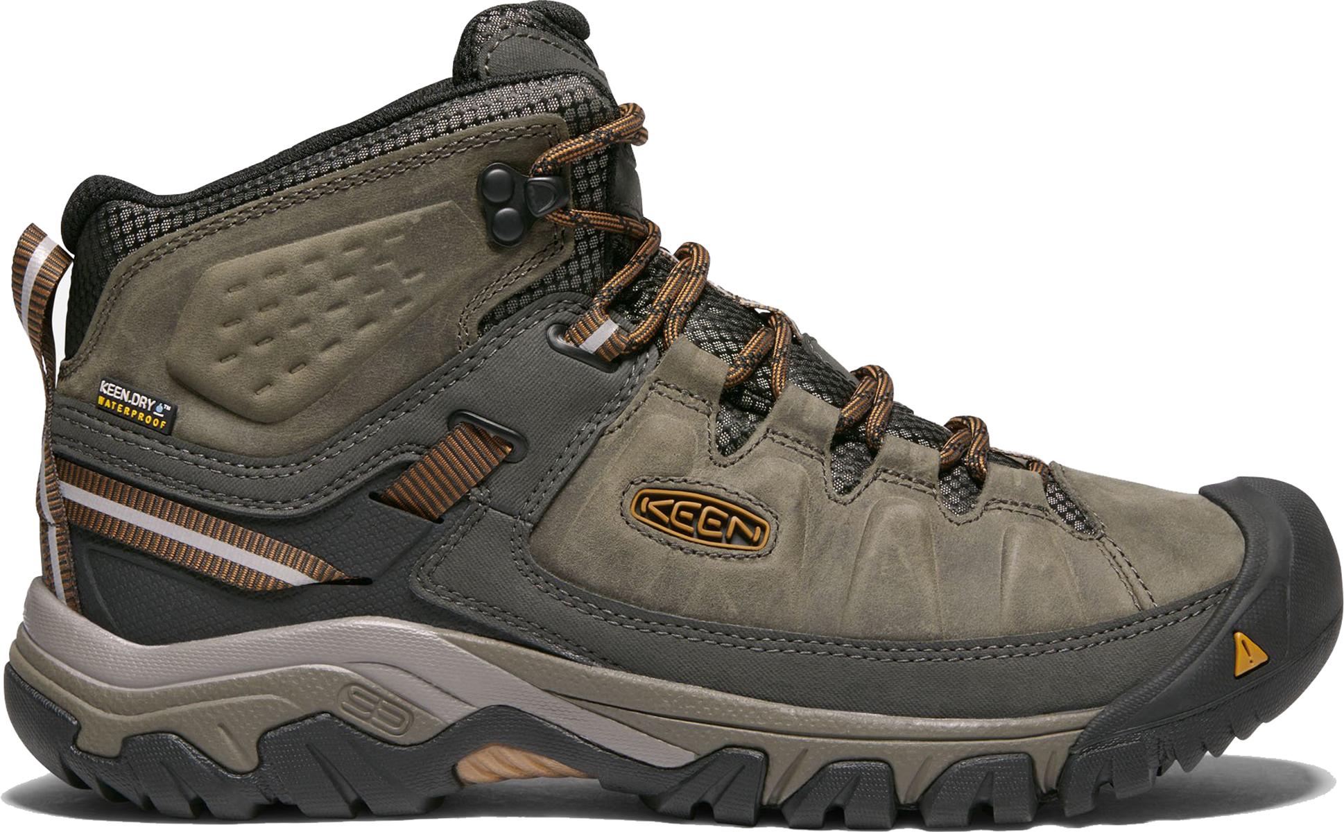 Image of Chaussures Keen Targhee Mid III (imperméables) - Black Olive/Golden Brown