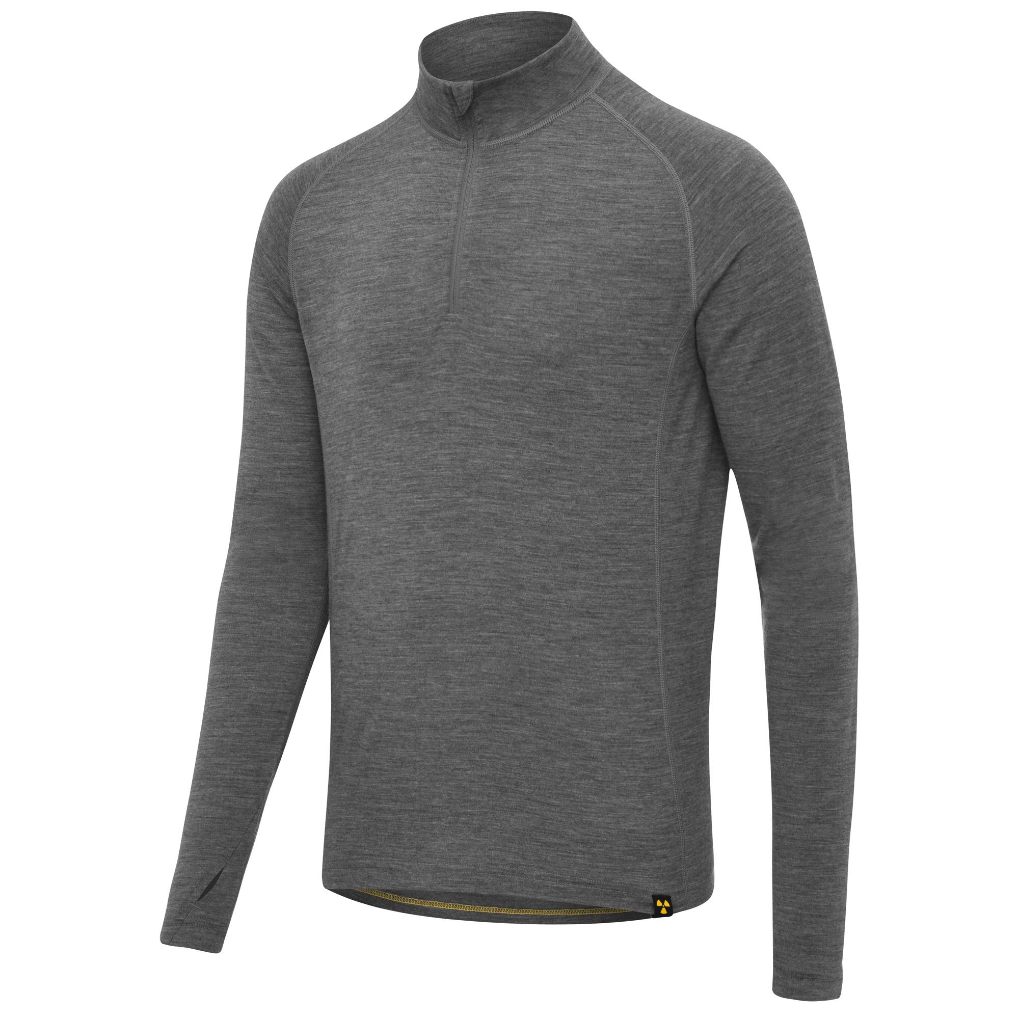 Click to view product details and reviews for Nukeproof Mens Merino Long Sleeve 1 4 Zip Base Layer Grey.