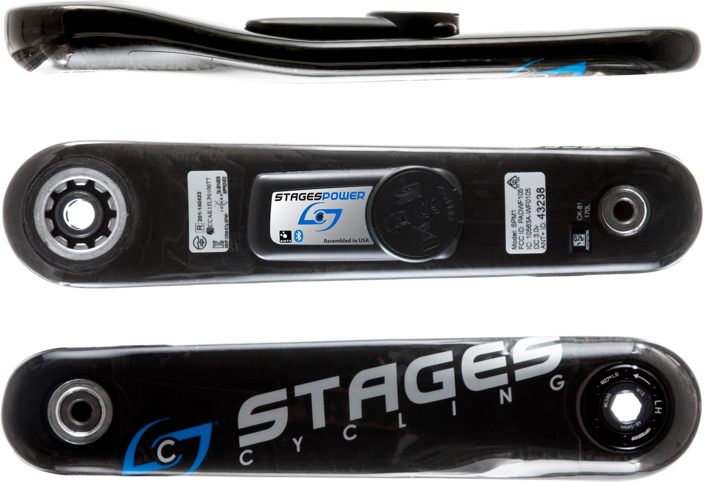 Image of Capteur de puissance Stages Cycling G3 L GXP Road (carbone) - Black