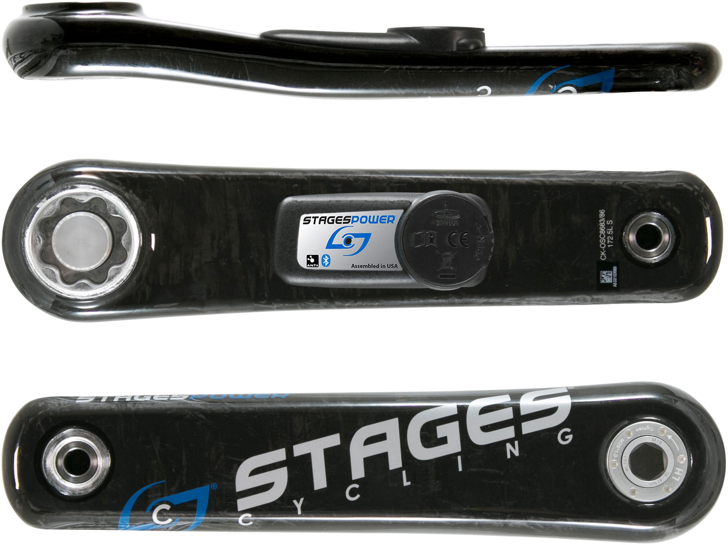 Image of Stages Cycling Power G3 L - Stages Carbon BB30 - Black