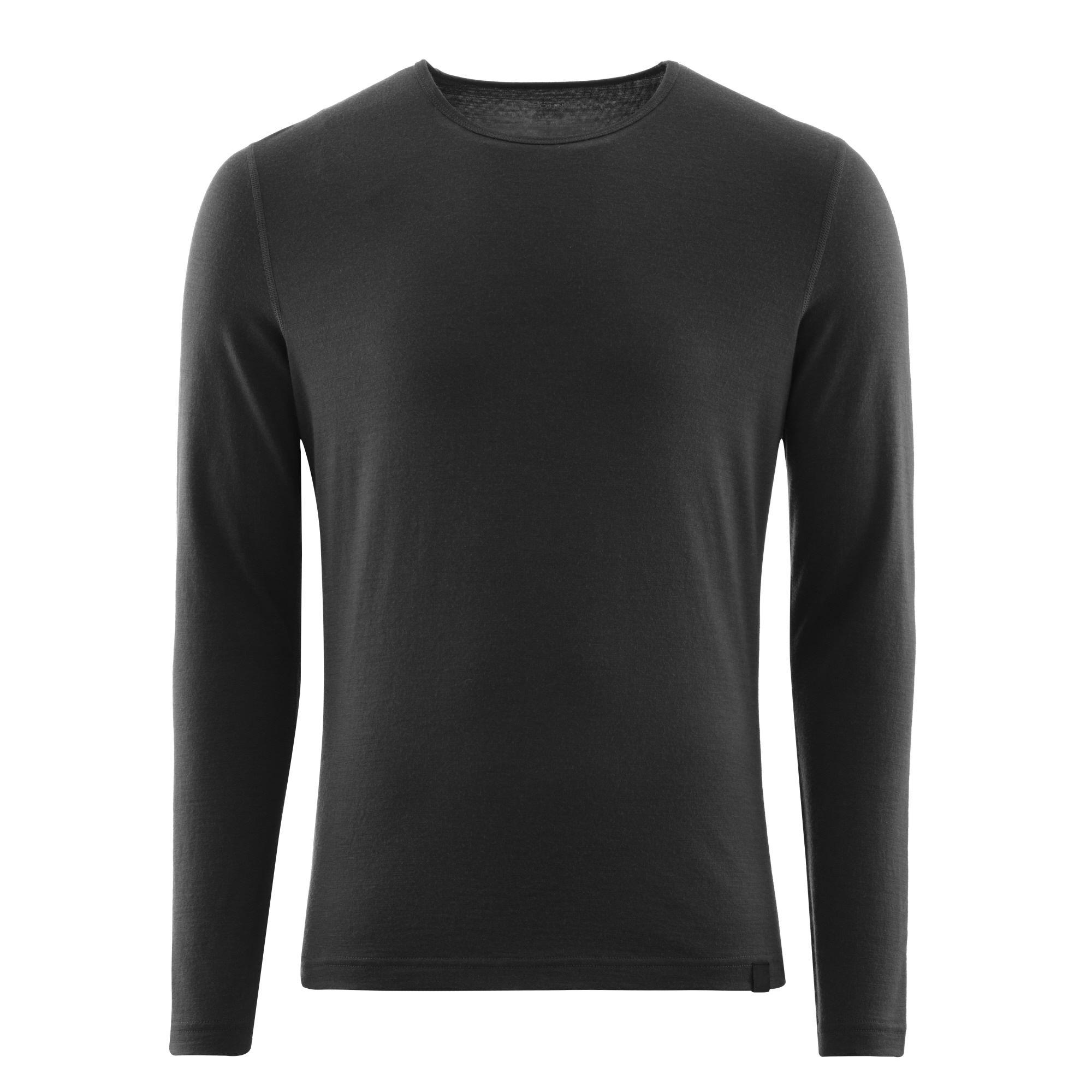 Click to view product details and reviews for F&ouml;hn Mens Merino Long Sleeve Base Layer 200 Black.