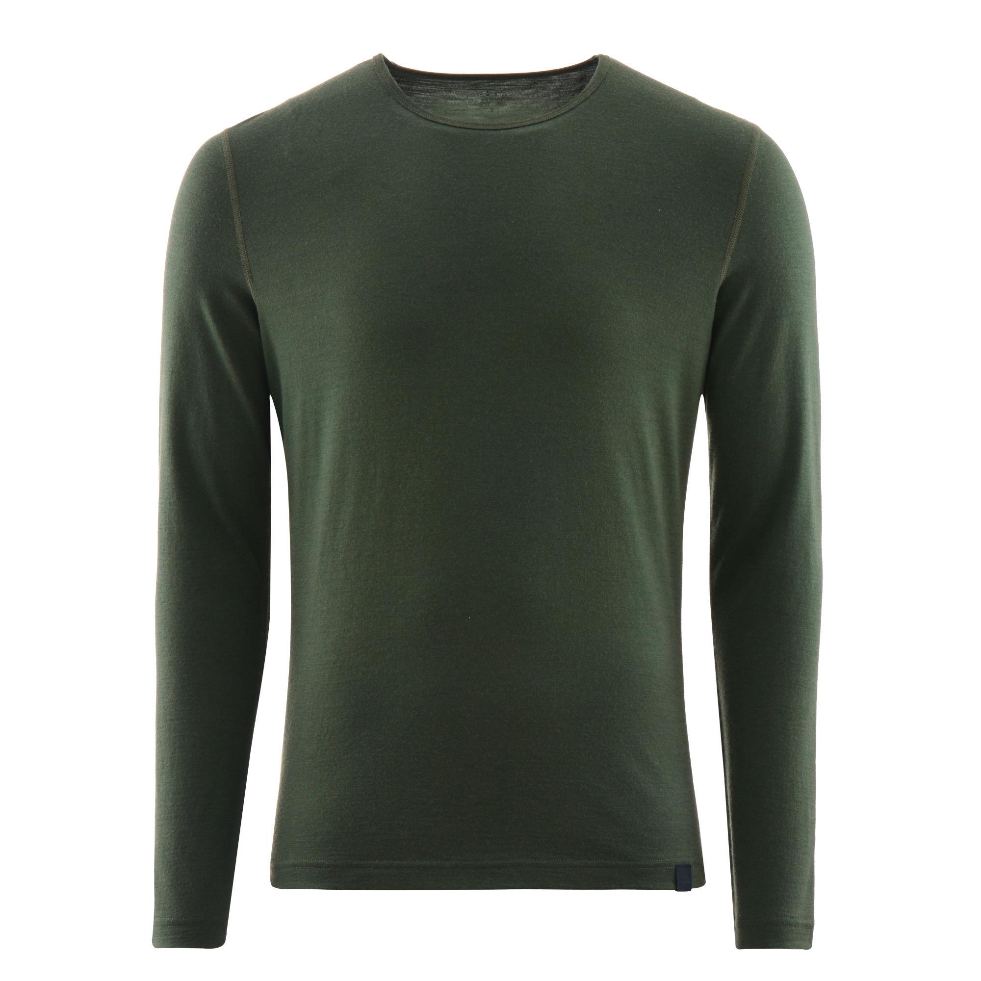 Click to view product details and reviews for F&ouml;hn Mens Merino Long Sleeve Base Layer 200 Green.