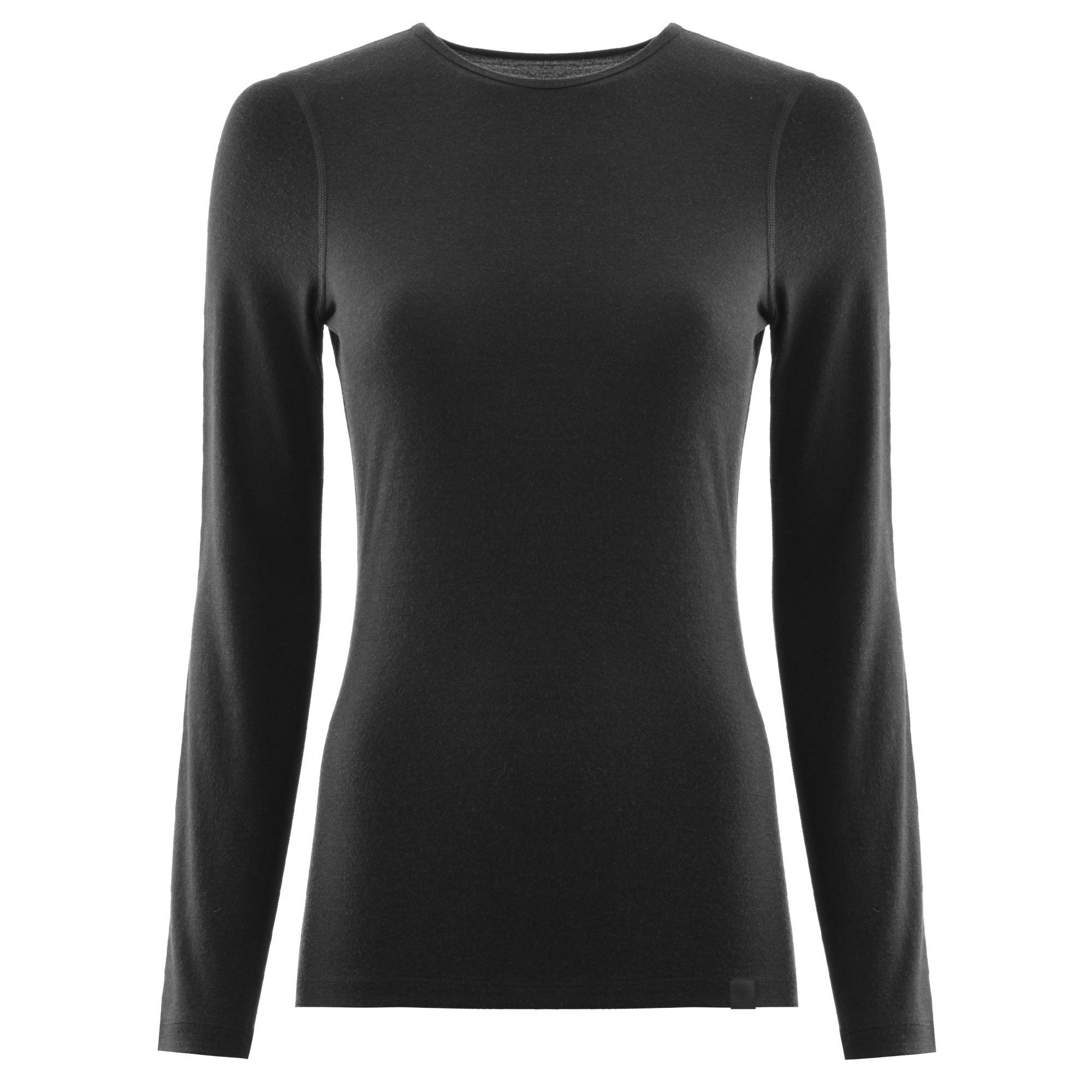 Click to view product details and reviews for F&ouml;hn Womens Merino Long Sleeve Base Layer M 200 Black.