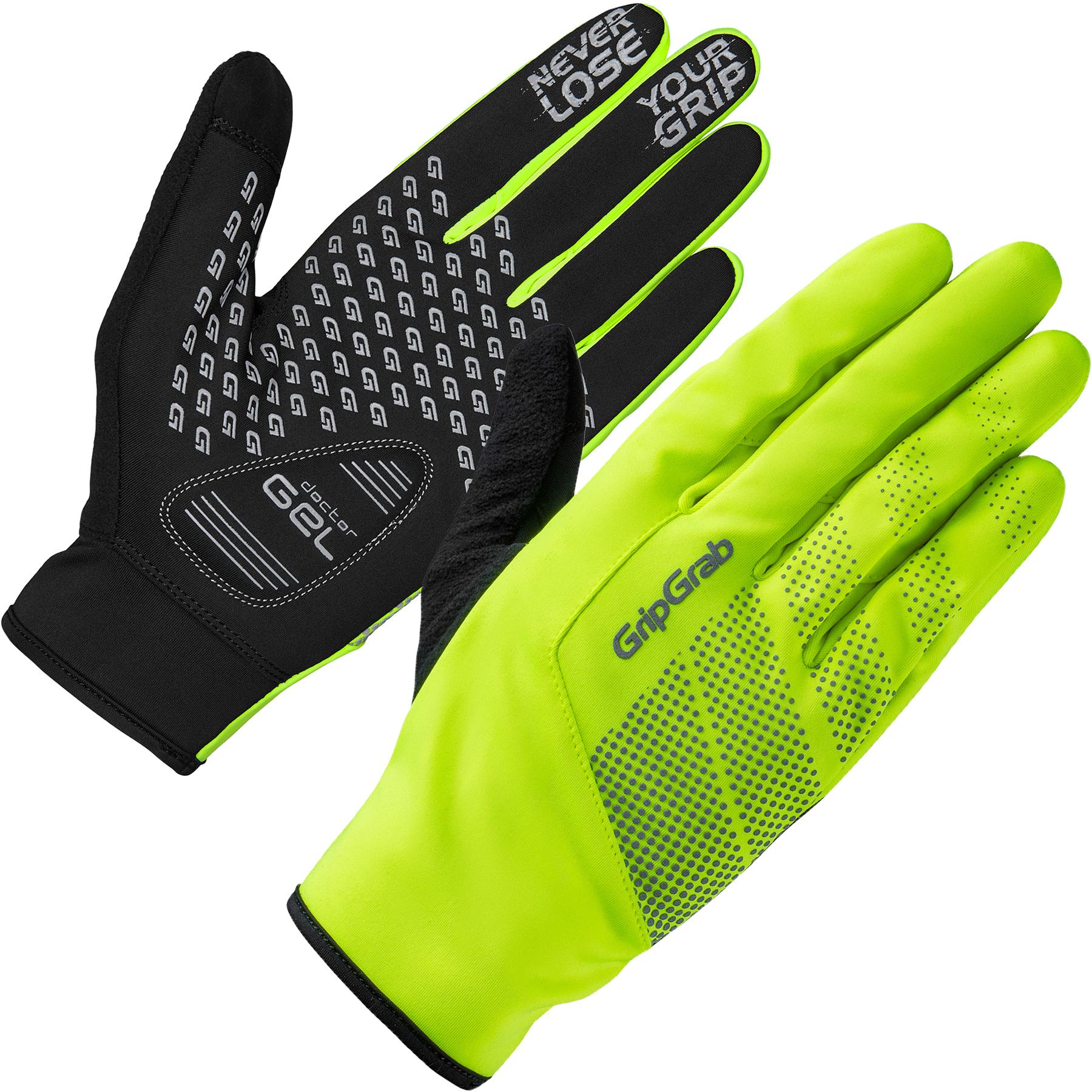 Click to view product details and reviews for Gripgrab Ride Hi Vis Windproof Midseason Glove Fluorescent Yellow.