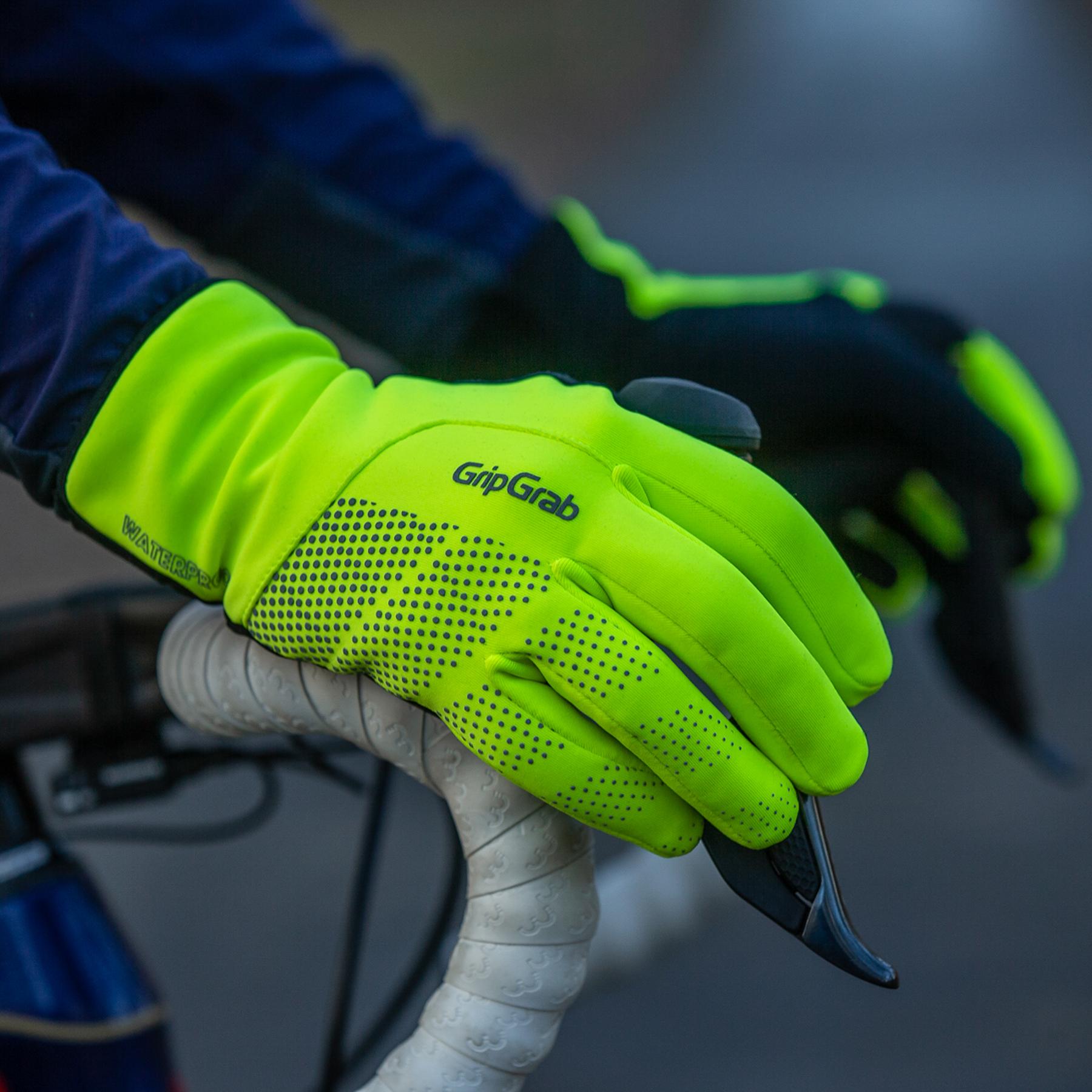 GripGrab Ride Waterproof HiVis Winter Gloves Wiggle
