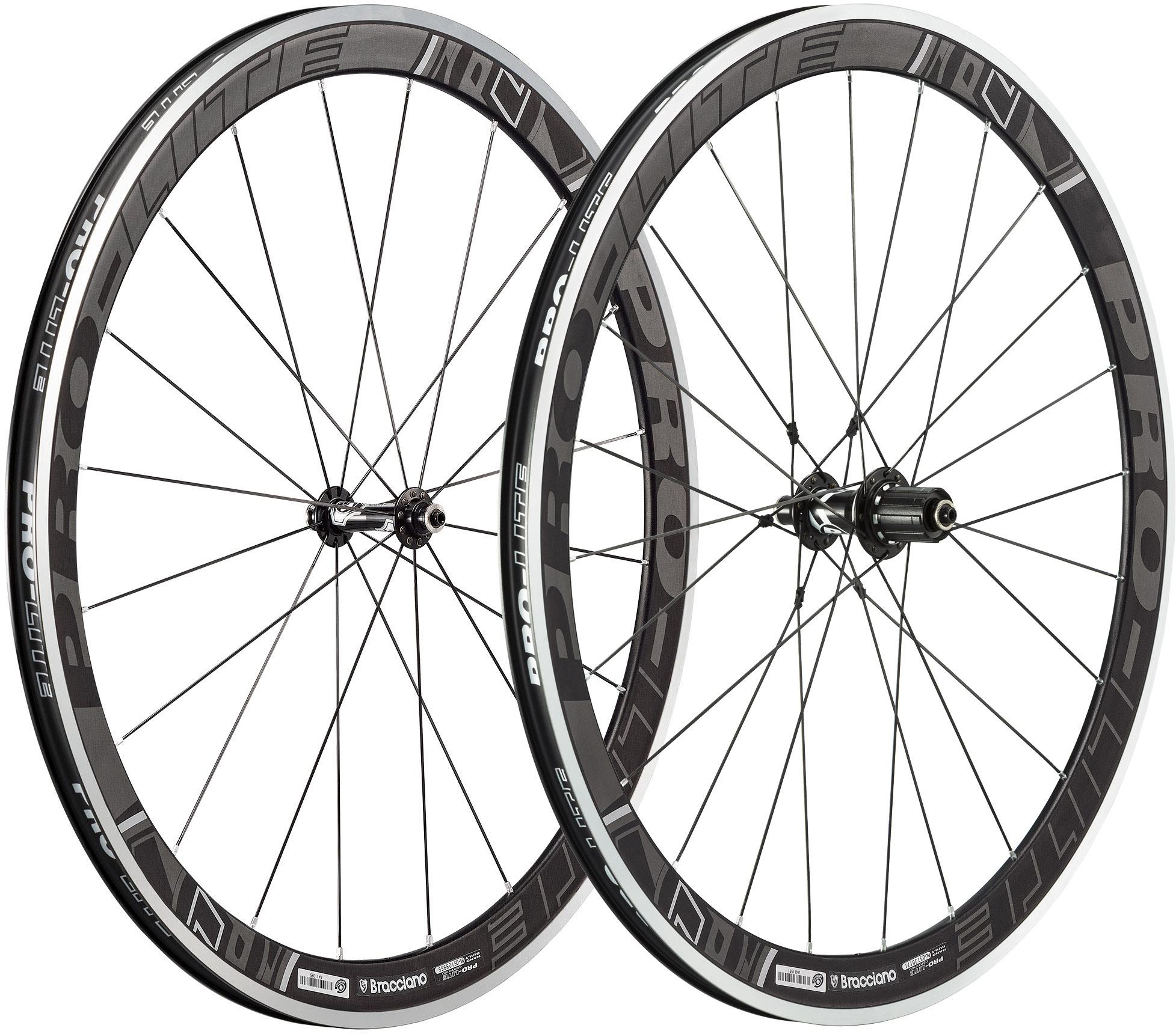 Image of Paire de roues Pro Lite Bracciano Dark Label A42W Aero - Black