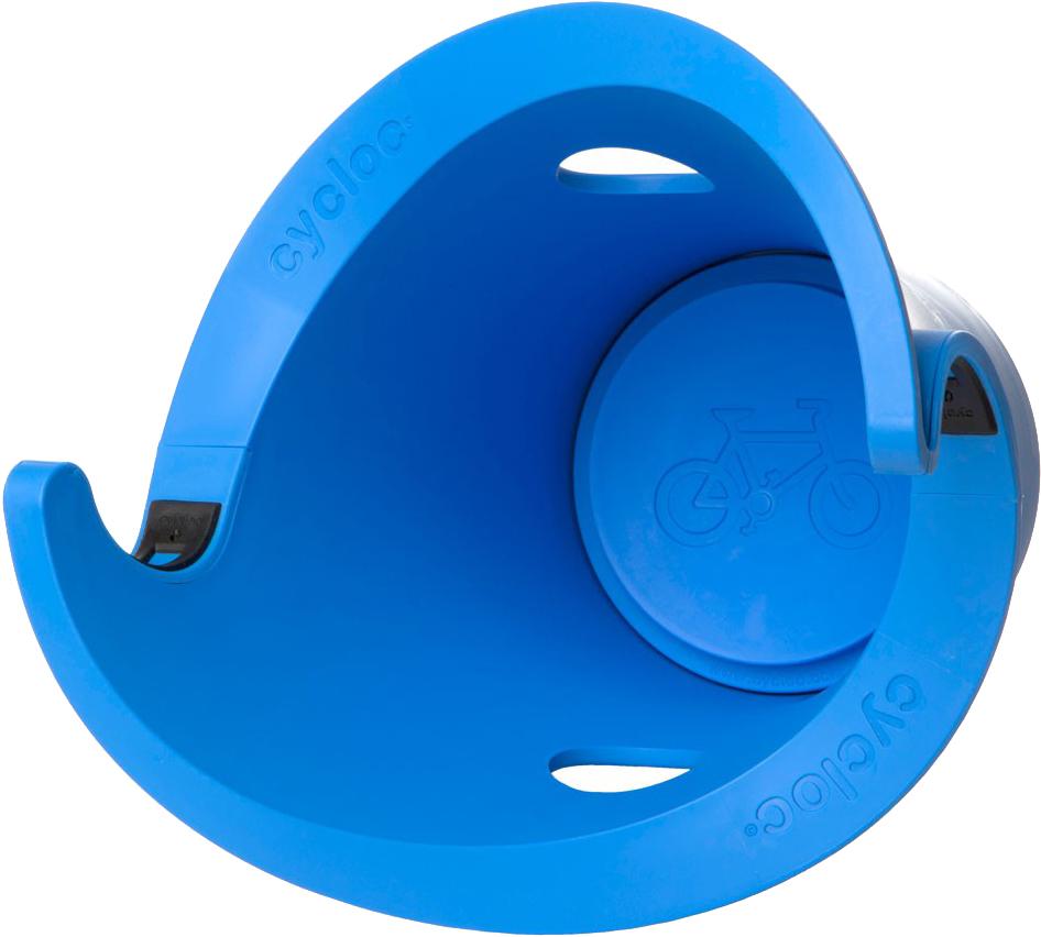 Image of Cycloc Solo Wall Mounted Bike Holder - Blue