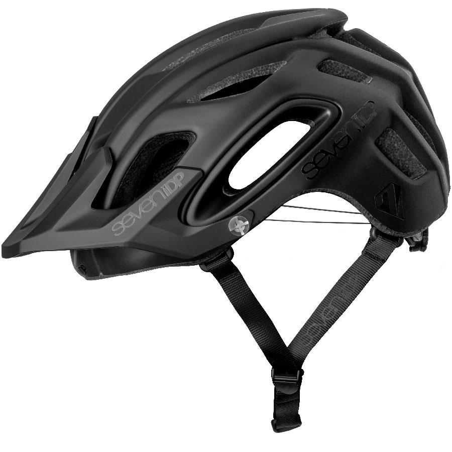 Image of 7 iDP M2 BOA Helmet - Matte Black/Gloss Black