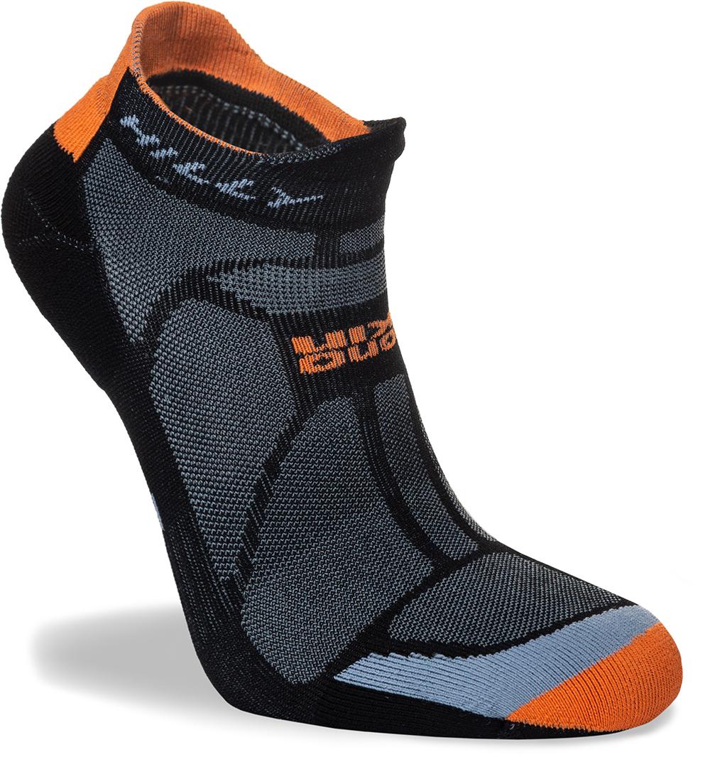 Click to view product details and reviews for Hilly Marathon Fresh Socklet Black Orange.