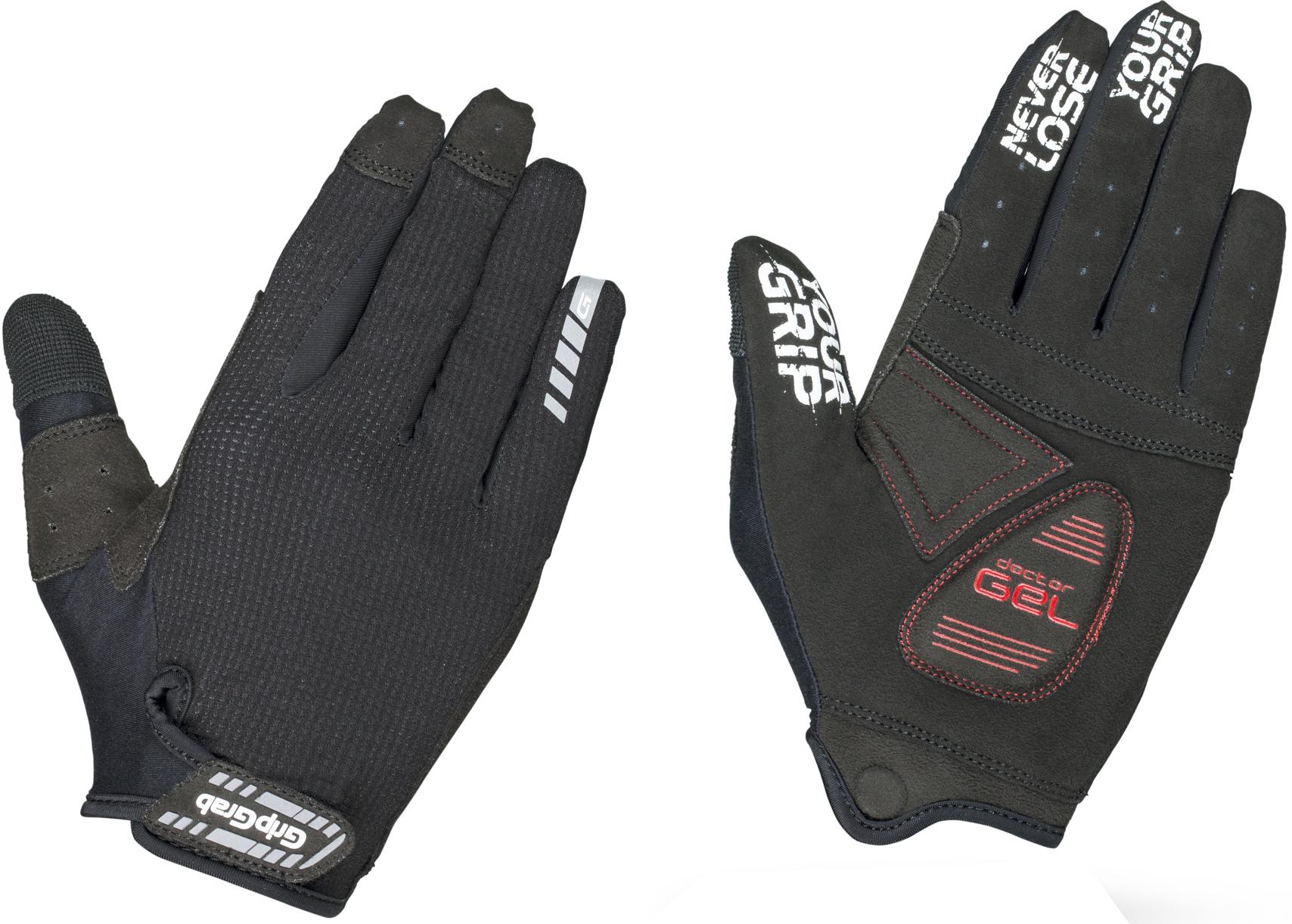 Click to view product details and reviews for Gripgrab Supergel Xc Touchscreen Full Finger Glove Black.