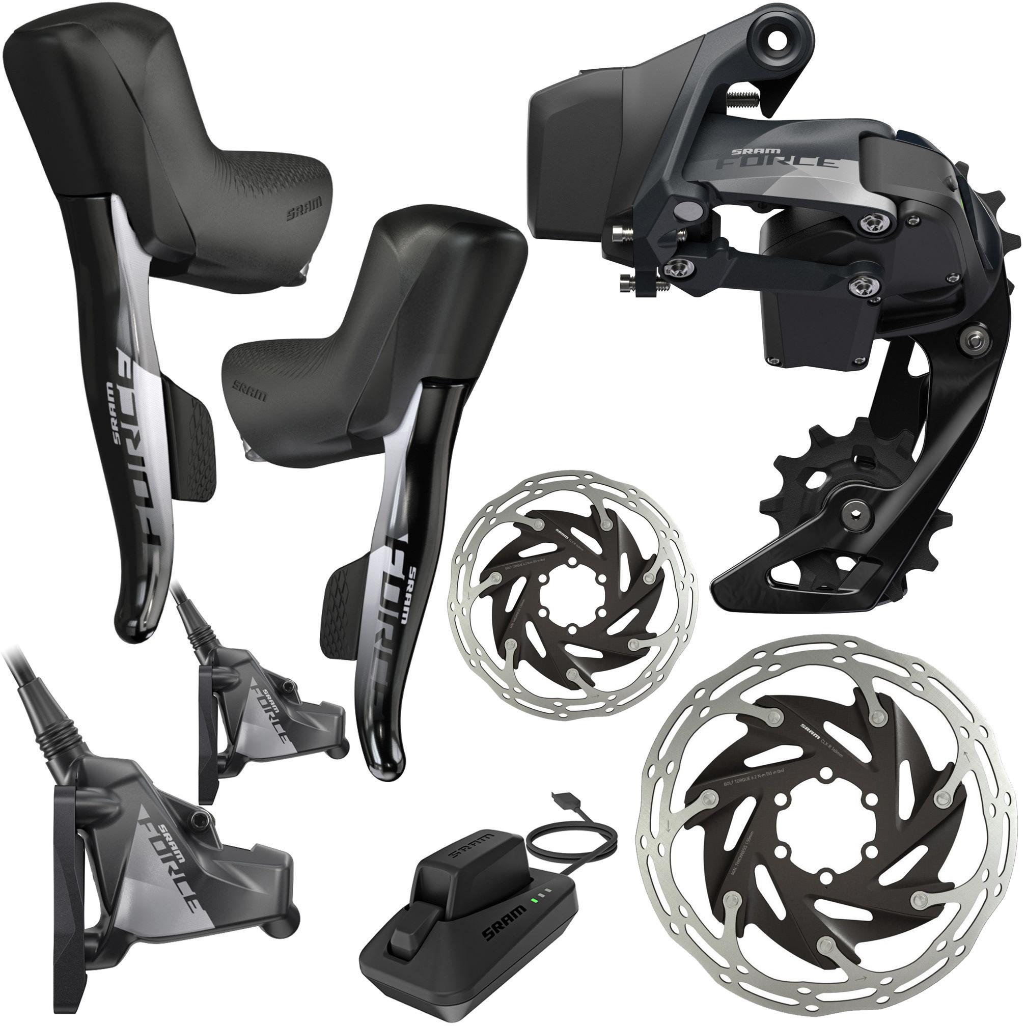 SRAM Force eTap AXS 1x12 Disc Brake Groupset | Wiggle