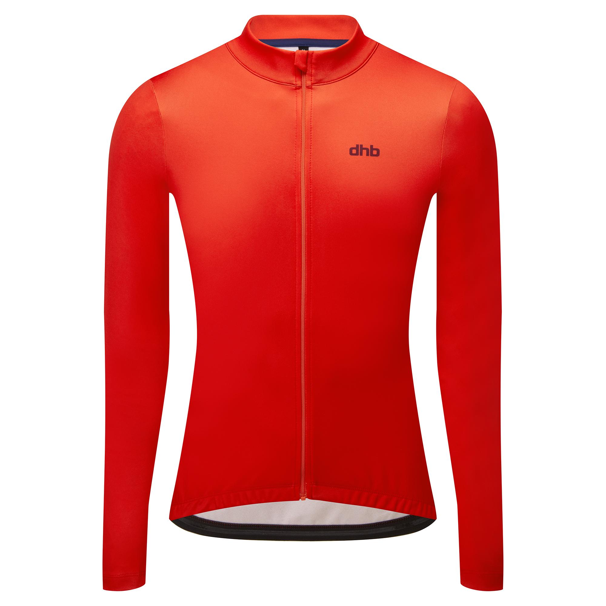 Click to view product details and reviews for Dhb Blok Classic Mens Long Sleeve Jersey Fiery Red.