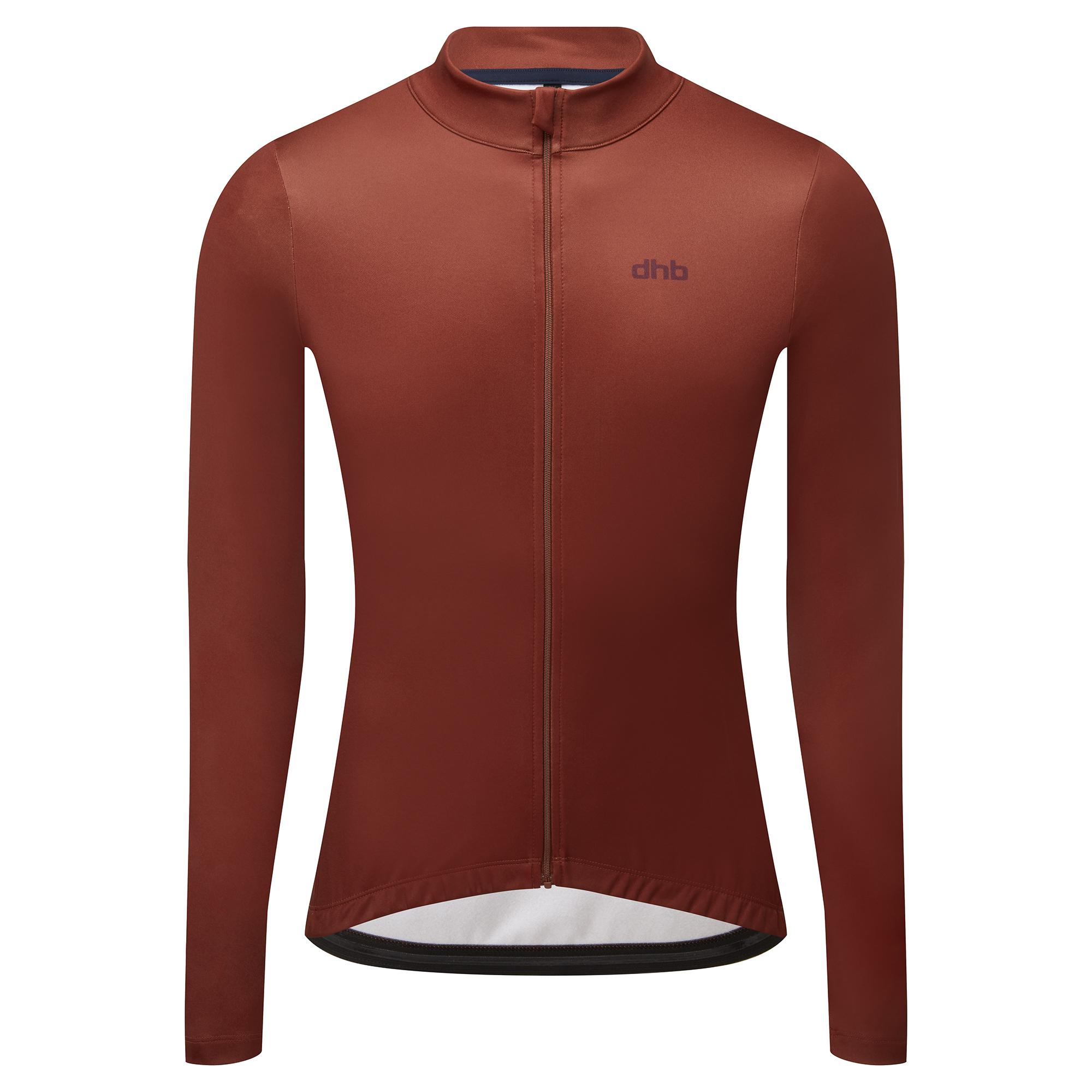 Click to view product details and reviews for Dhb Blok Classic Mens Long Sleeve Jersey Fired Brick.