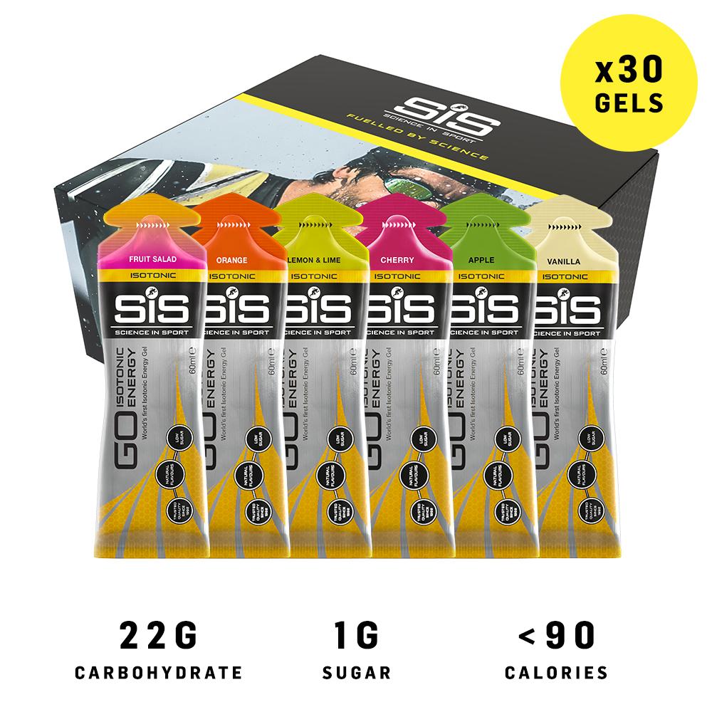 Science In Sport GO Isotonic Energy Gel Mixed Pack 30x60m | energy gel