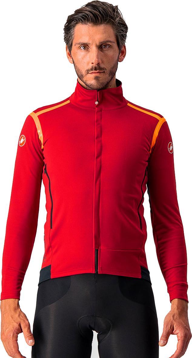 Click to view product details and reviews for Castelli Perfetto Ros Long Sleeve Jersey Pro Red Brilliant Orange.