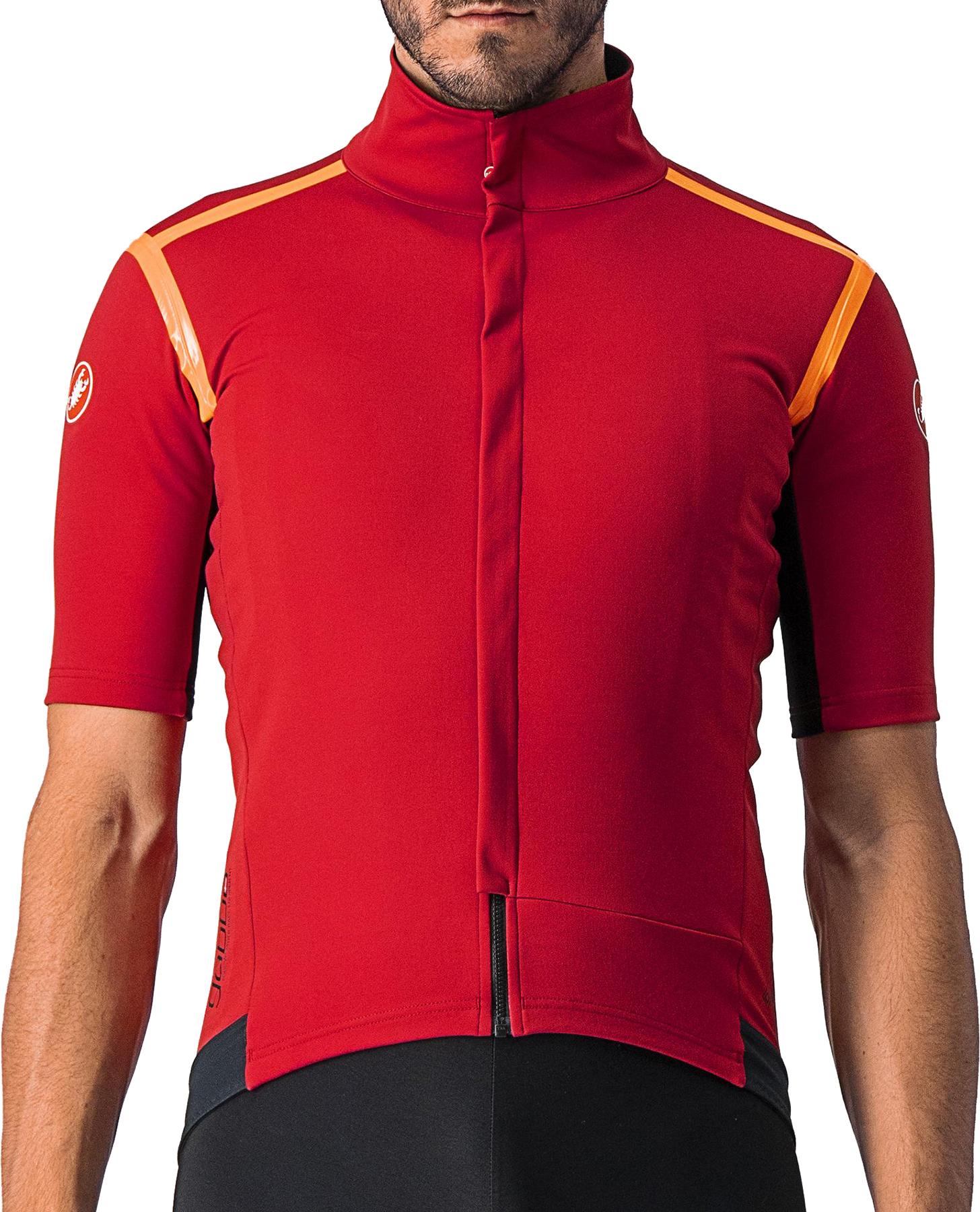 Castelli Gabba Ros Jersey Pro Red Brilliant Orange